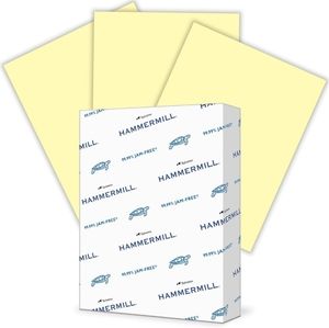 Hammermill Colored Paper, 20 lb Canary Printer Paper, 8.5 x 11 - 500 Sheets